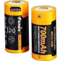 Аккумулятор 16340 Fenix 700 mAh Li-ion с разъемом для USB купить в Пушкине