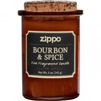 Ароматизированная свеча ZIPPO Bourbon & Spice, воск/хлопок/кора древесины/стекло, 70×100 мм купить в Пушкине