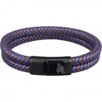 Браслет Zippo Braided Leather Bracelet (22 см) купить в Пушкине