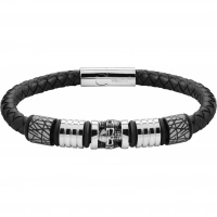 Браслет Zippo Five Charms Leather Bracelet с 5 шармами (22 см) купить в Пушкине