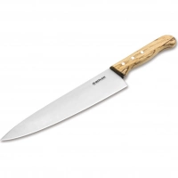 Кухонный шеф-нож Boker Tenera Chef’s Large Ice Beech, 205 мм, сталь С75, рукоять белый бук купить в Пушкине