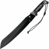 Мачете Gerber — Gator Golok Machete, сталь 65MN Carbon Steel Black Finish, рукоять ударопрочный пластик купить в Пушкине