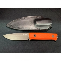 Нож LionSteel Bushcraft-R, сталь Sleipner, рукоять G10, оранжевый купить в Пушкине