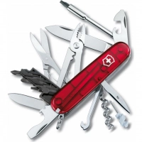 Нож перочинный Victorinox CyberTool, сталь X55CrMo14, рукоять Cellidor®, полупрозрачный красный купить в Пушкине