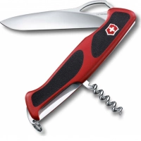 Нож перочинный Victorinox RangerGrip 63, сталь X55CrMo14, рукоять полиамид, красно-чёрный купить в Пушкине