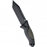 Нож с фиксированным клинком EX-F02 Black Tanto Blade, OD Green Handle 11.4 см. купить в Пушкине