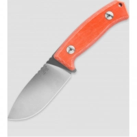 Нож с фиксированным клинком LionSteel M2 MiOR, сталь D2, рукоять Orange micarta купить в Пушкине