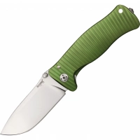 Нож складной LionSteel SR1A GS GREEN, сталь D2 Satin Finish, рукоять алюминий (Solid®), зелёный купить в Пушкине