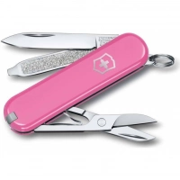 Нож Victorinox Classic SD Colors, Cherry Blossom (0.6223.51G) розовый, 7 функций 58мм купить в Пушкине