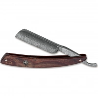 Опасная бритва Boker Damascus Curly Birch 6/8, сталь дамаск, рукоять коричневая береза купить в Пушкине