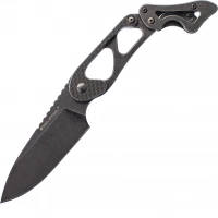 Шейный нож Cormorant Apex Blackwash Realsteel, сталь 14C28N, рукоять карбон купить в Пушкине