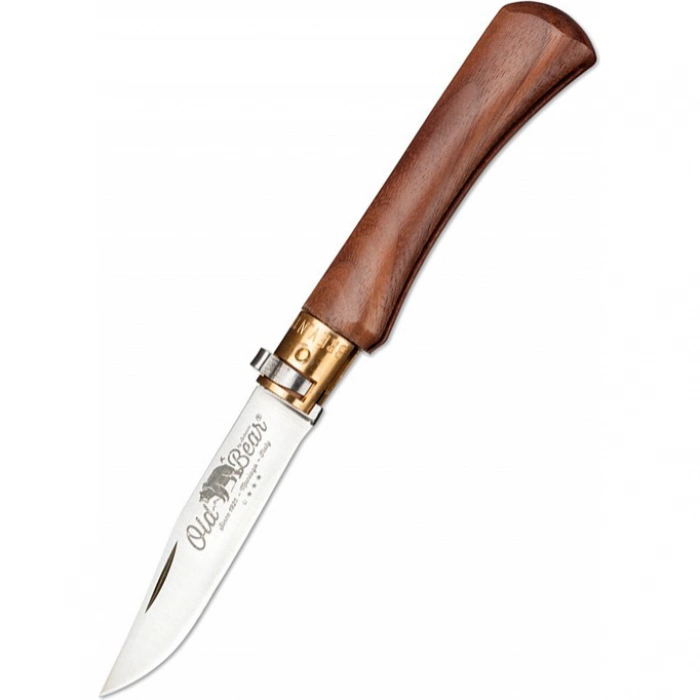 Складной нож Antonini Old Bear® Walnut M, сталь Hardened Aisi 420, рукоять орех