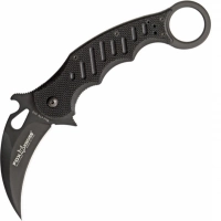 Складной нож Fox Karambit, сталь N690, рукоять стеклотекстолит G-10, чёрный купить в Пушкине