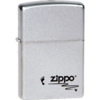 Зажигалка ZIPPO Footprints Satin Chrome, латунь с никеле-хром. покрыт. серебр., матов., 36х56х12 мм купить в Пушкине