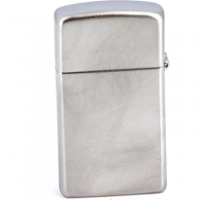 Зажигалка ZIPPO Slim® с покрытием Satin Chrome™, латунь/сталь, серебристая, матовая, 30х10×55 мм купить в Пушкине